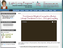 Tablet Screenshot of lightlivingprogram.com